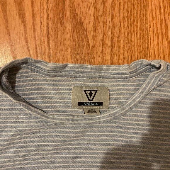 Vissla Striped Short Sleeve Tee - Picture 3 of 4